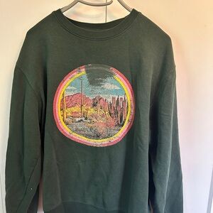 Scenic Graphic Sweatshirt - Green